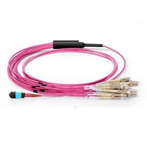 Optický optický optický propojka Patch Cord OM4 8LC MTP kabel